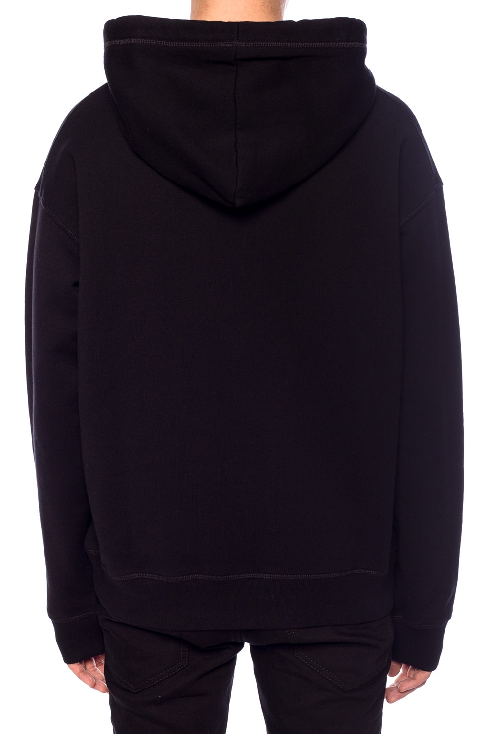 Dsquared2 'Emporio Armani two-tone hoodie